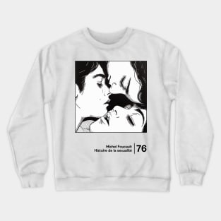 Michel Foucault - Minimal Style Graphic Artwork Crewneck Sweatshirt